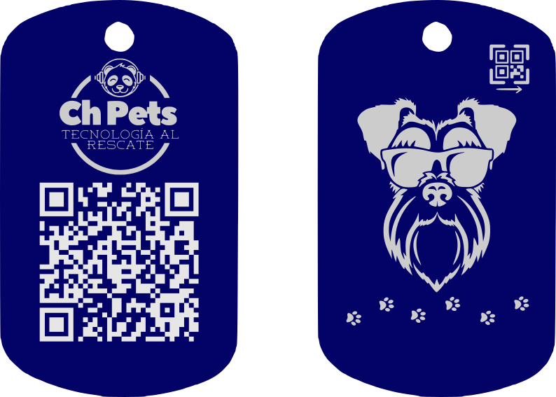 Placa QR Escudo Azul Grande D1 - Image 2